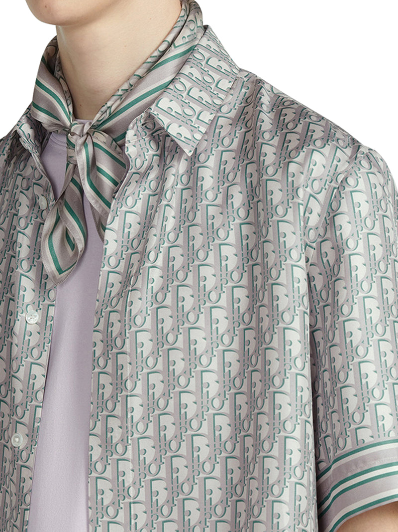 DIOR OBLIQUE SHORT SLEEVED SHIRT