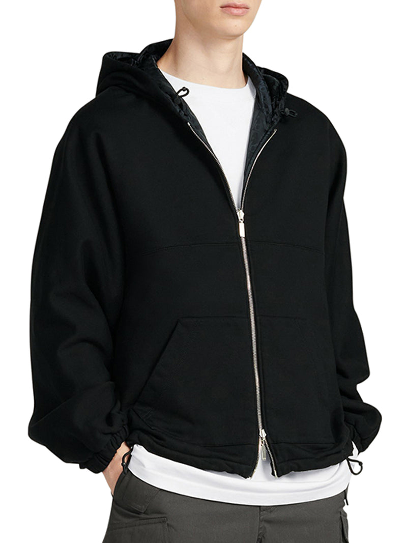 CHRISTIAN DIOR COUTURE REVERSIBLE HOODED SPORTS JACKET