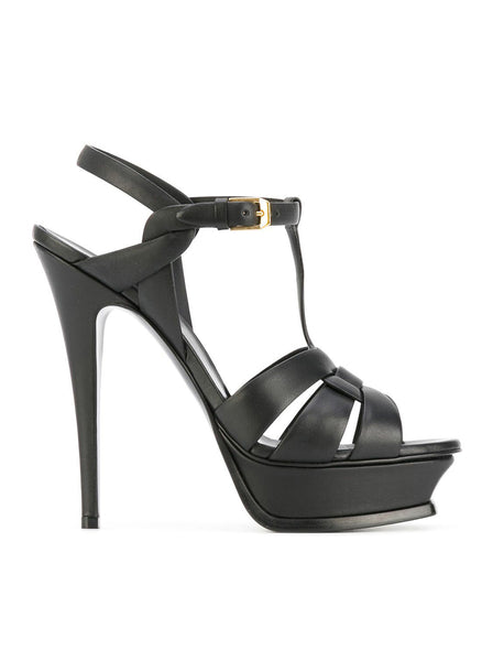 TRIBUTE PLATFORM SANDALS IN SOFT LEATHER