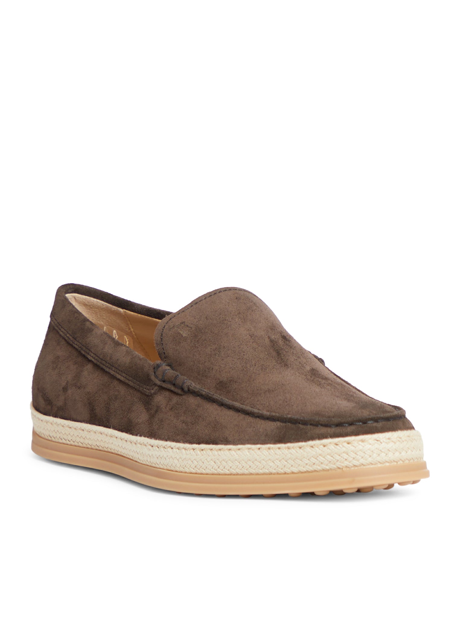 Loafers & Slippers Tod's - Embossed monogram suede slippers