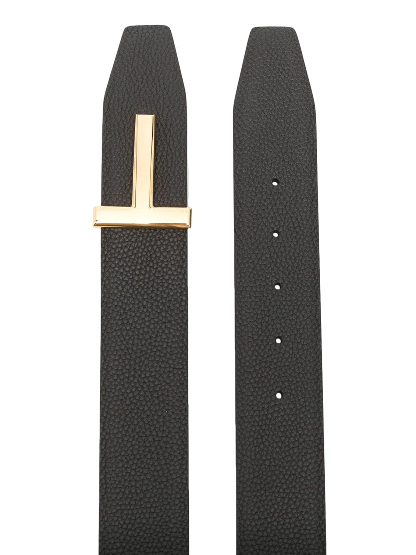 Ridge T leather belt