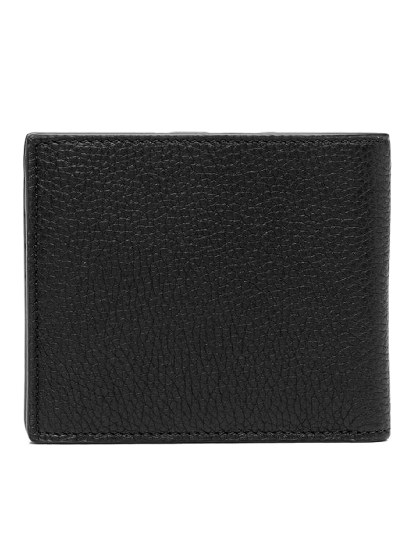 grained sheepskin wallet