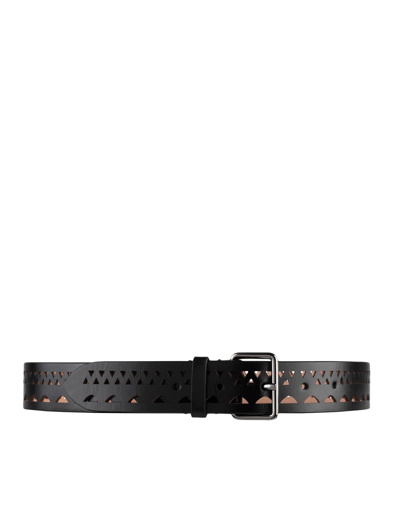 Louis Vuitton Black Leather Initials Belt 75CM