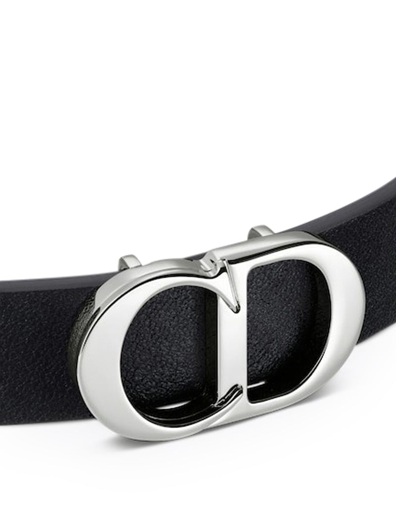 CD ICON LEATHER BRACELET