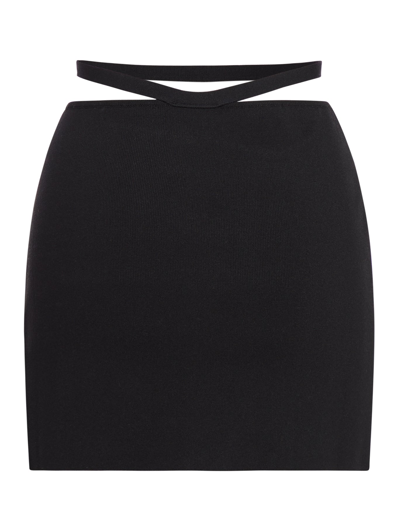short skirt with cut out detail
