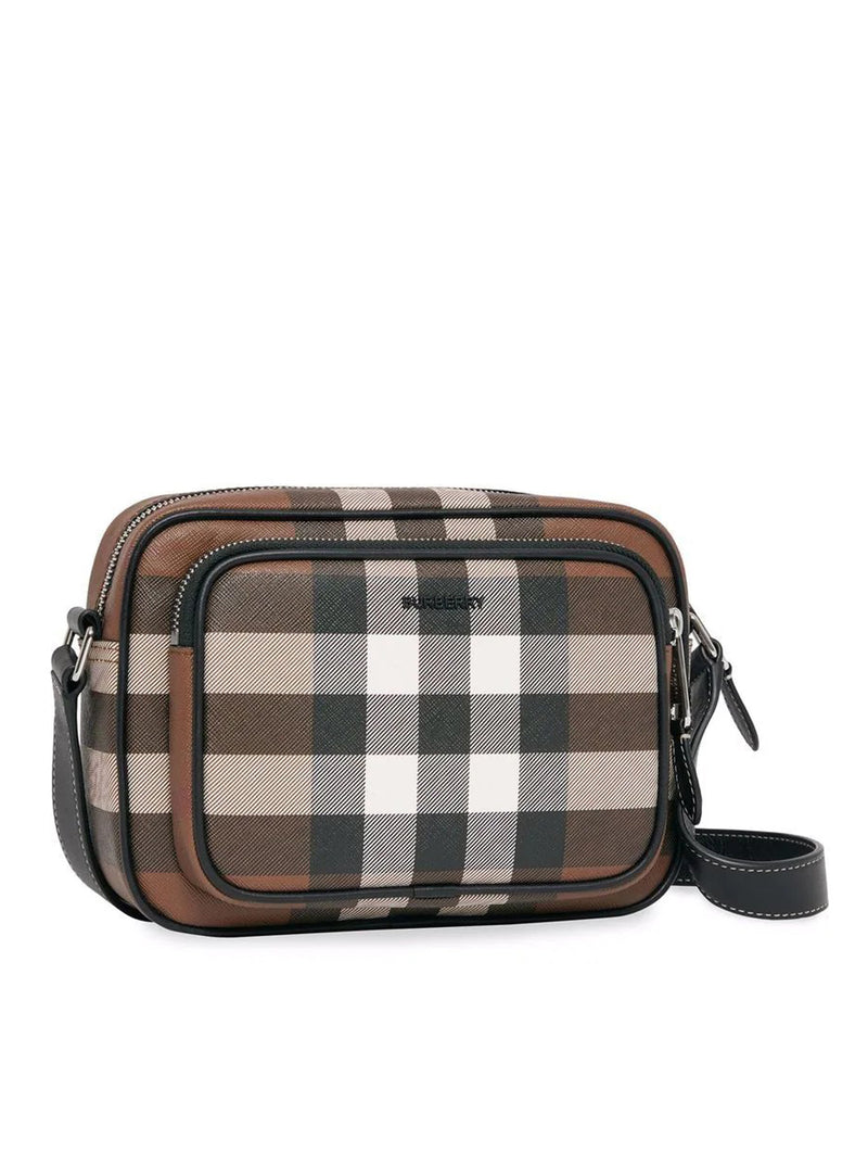 Burberry Small Checkered Birch Brown Bucket Bag New FW23