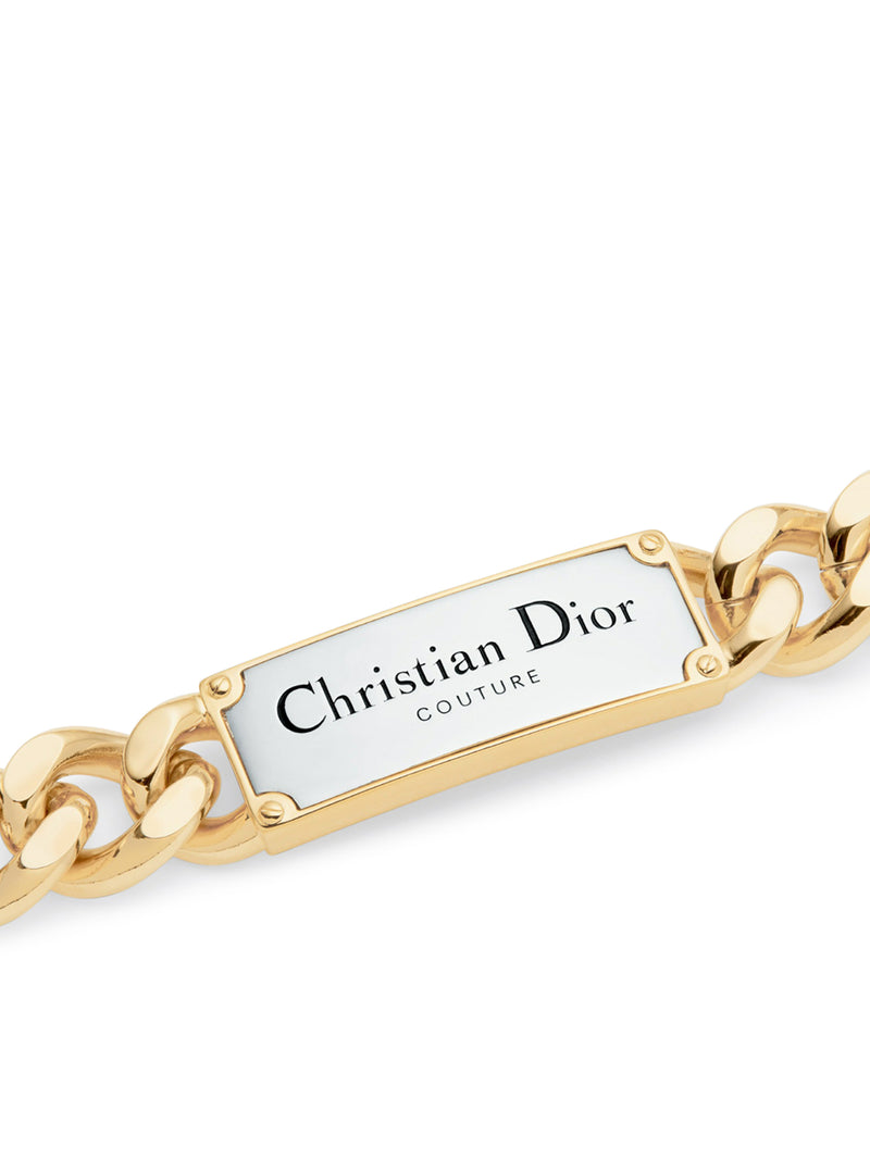 CHRISTIAN DIOR COUTURE KNIT NECKLACE