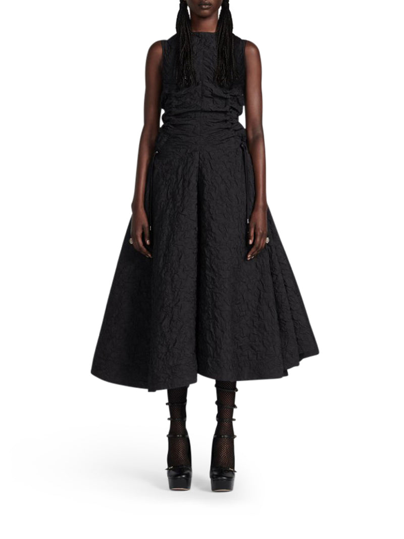 FLARED MIDI DRESS