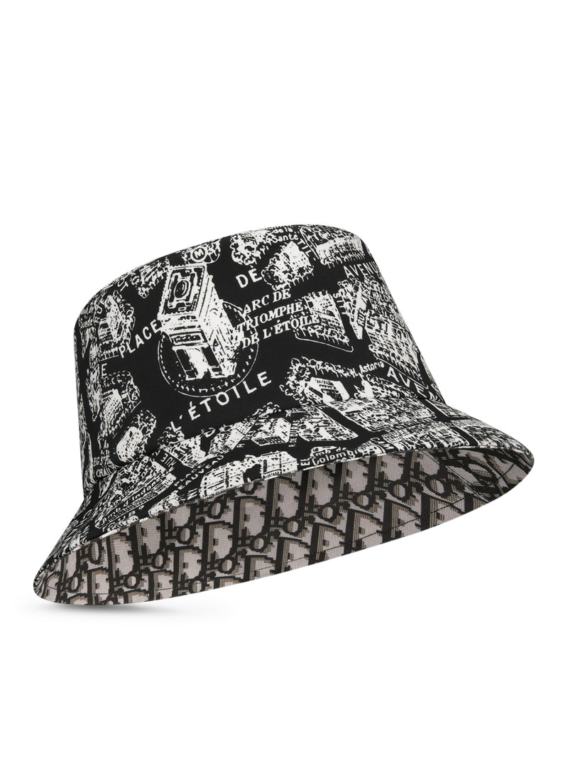 TEDDY-D PLAN DE PARIS REVERSIBLE NARROW BRIM FISHERMAN`S HAT