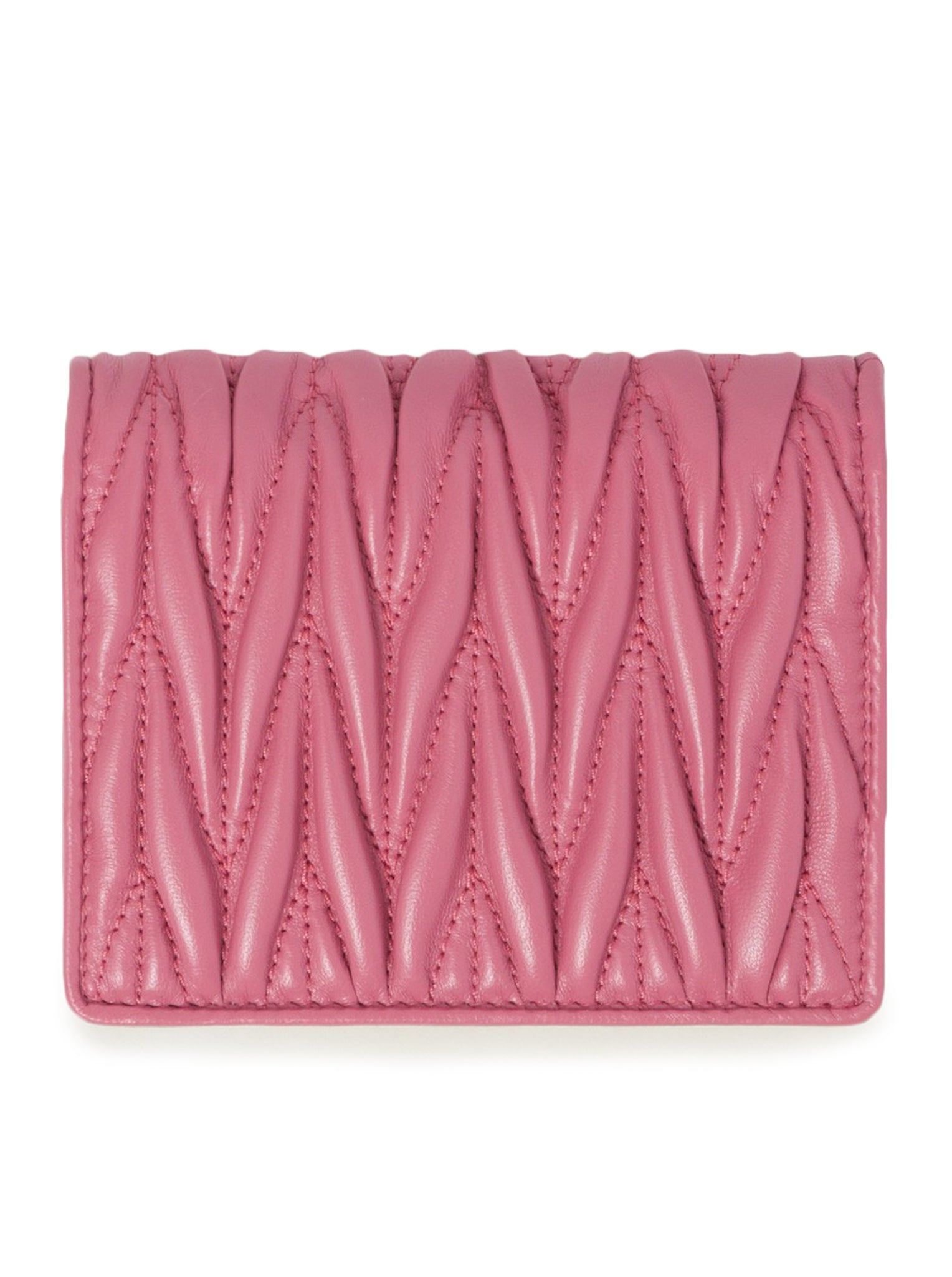 Small wallet in quilted nappa