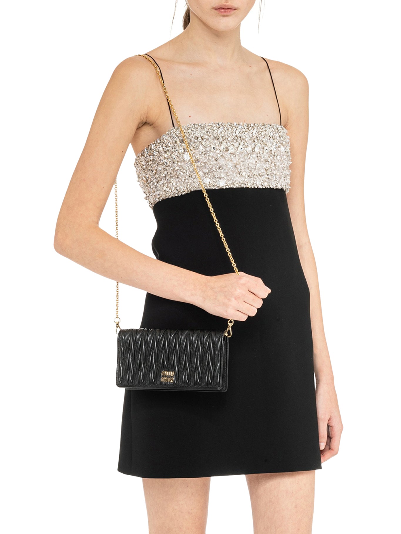 Victoria`s Secret Chevron Quilt Bond Street Black Shoulder Bag - Victoria's  Secret bag 