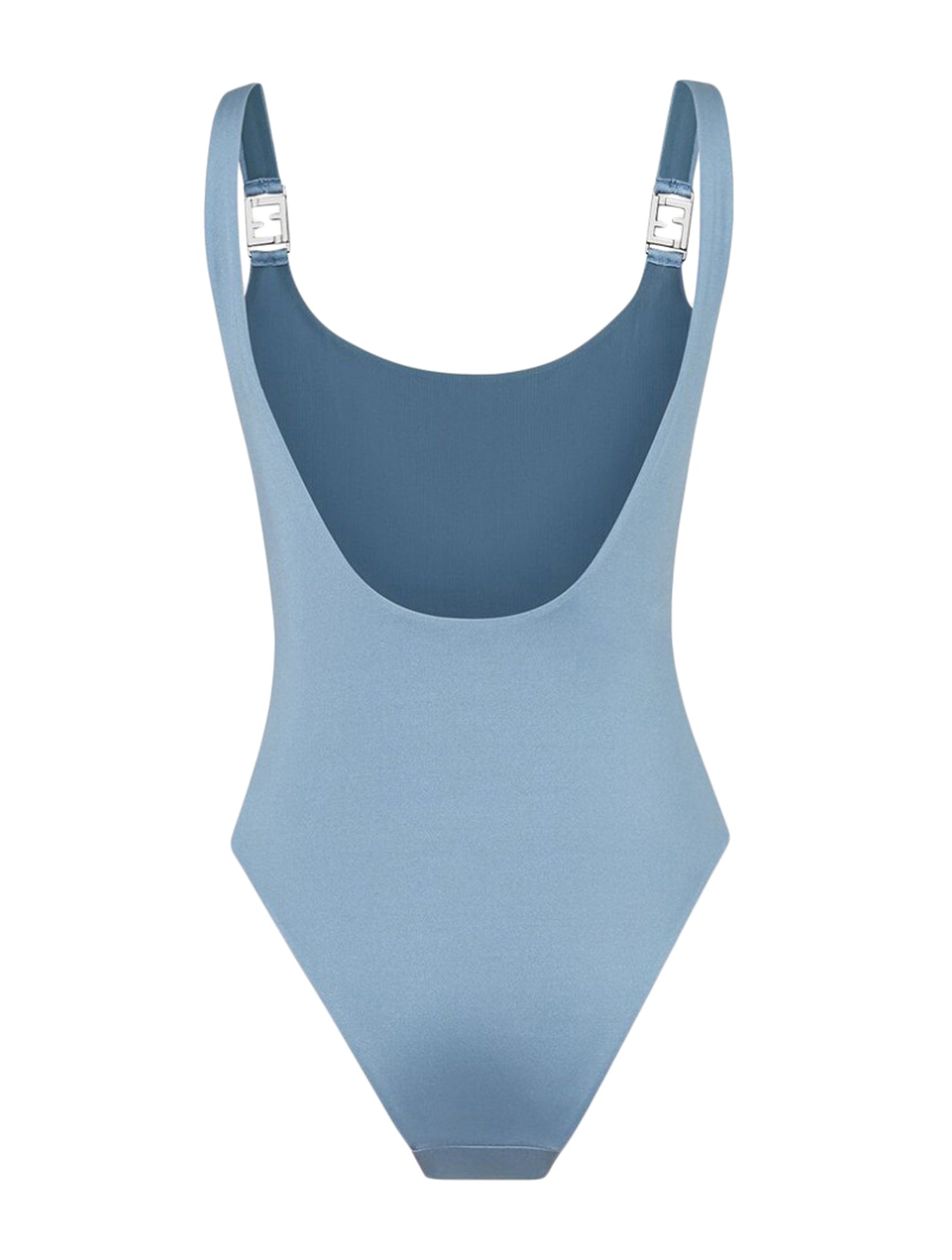 Blue Lycra® one-piece swimsuit