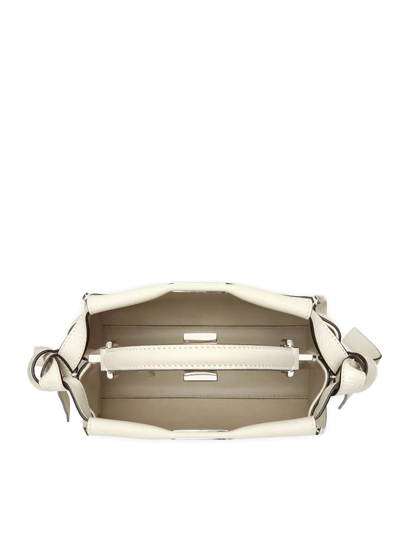 Peekaboo Mini - Beige leather bag