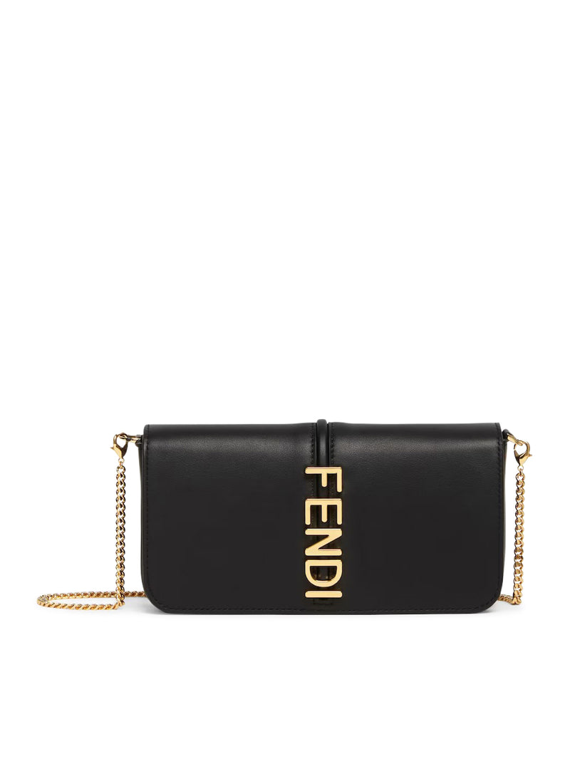 Fendi Wallet On Chain Wallet On Chain in Black