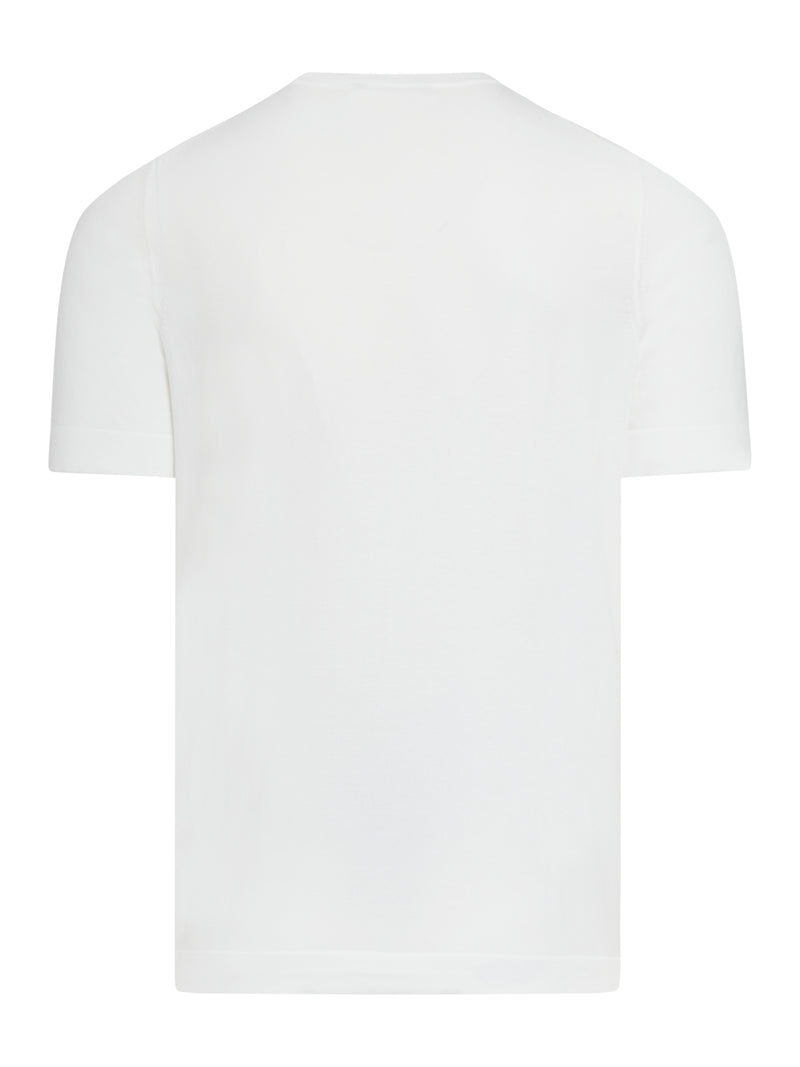 SHORT-SLEEVED COTTON KNITTED T-SHIRT