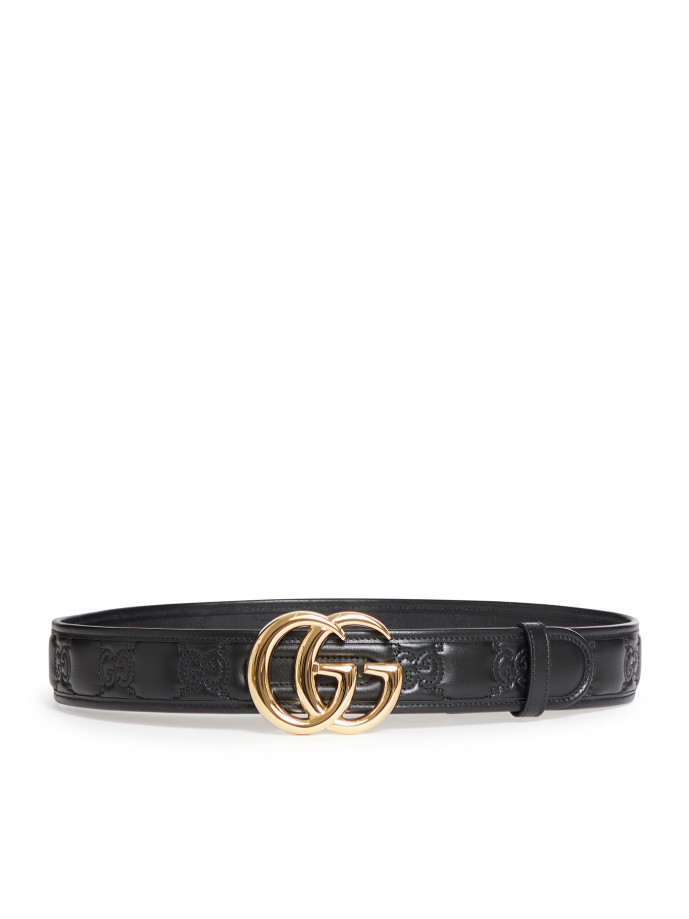 LEATHER BELT GG MARMONT