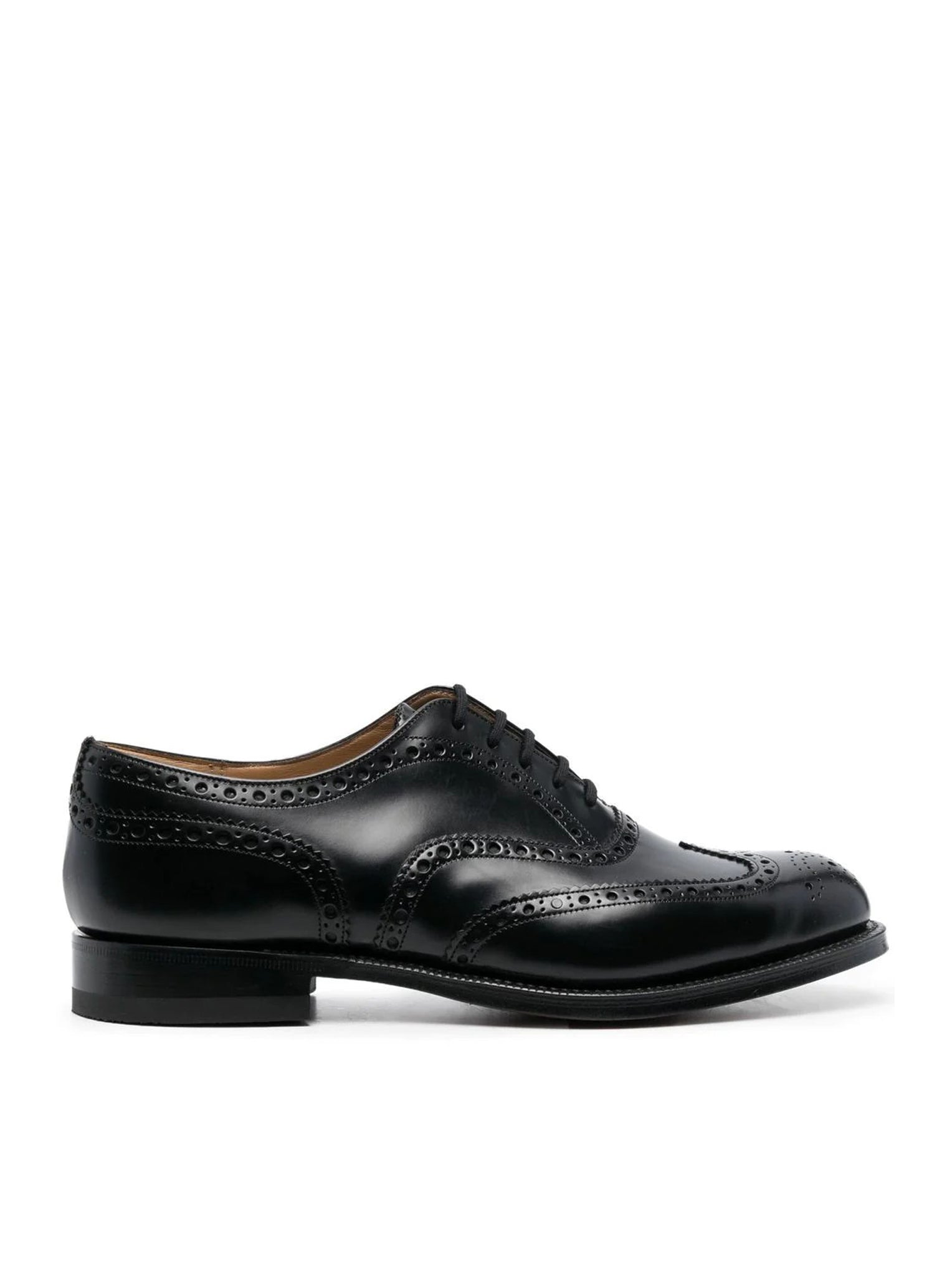 80s Church’s Burwood Black shot Wing OXFORD BROGUE BURWOOD IN BRUSHED CALFSKIN – Suit Negozi Row
