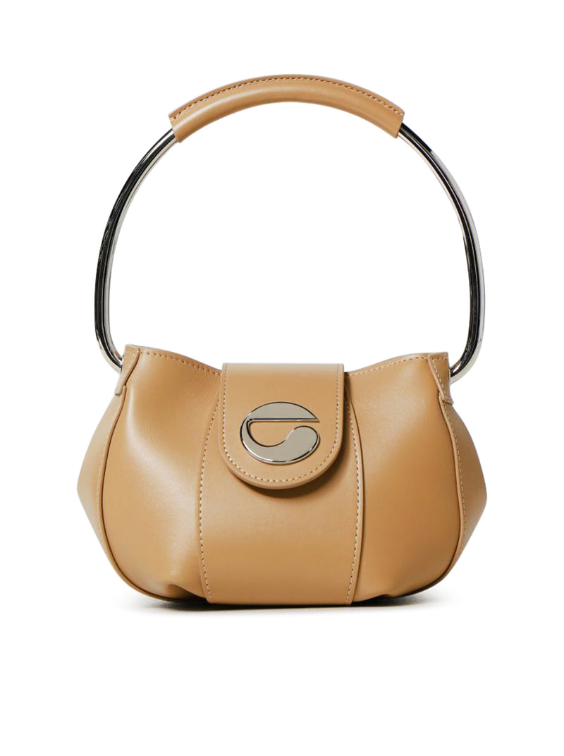 Coperni Ring Pouch Leather Tote Bag