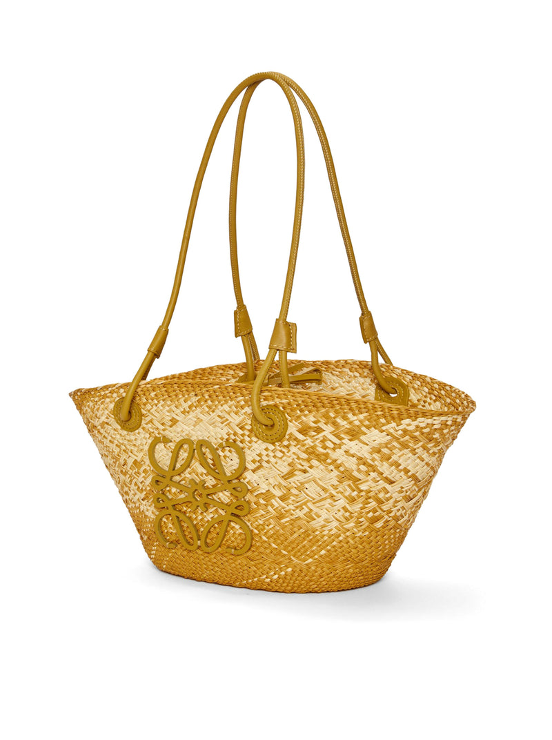 x Paula’s Ibiza Anagram Small Sequins Basket Shoulder Bag