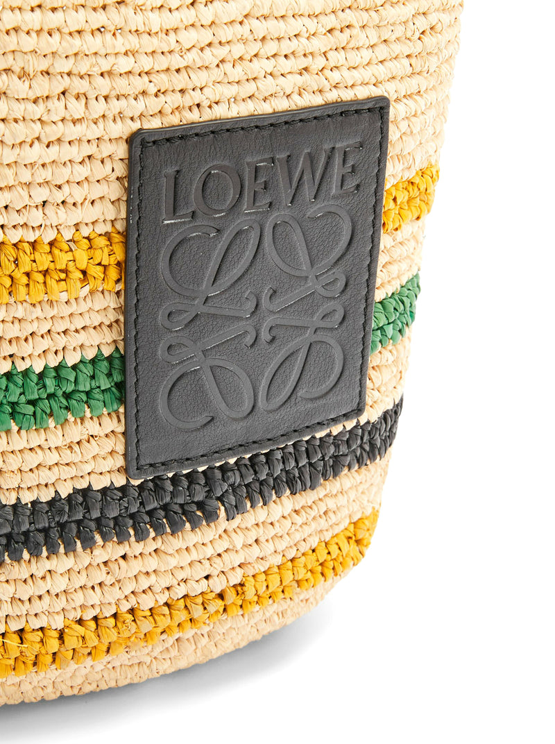 Loewe x Paula's Ibiza Striped Pochette Bag