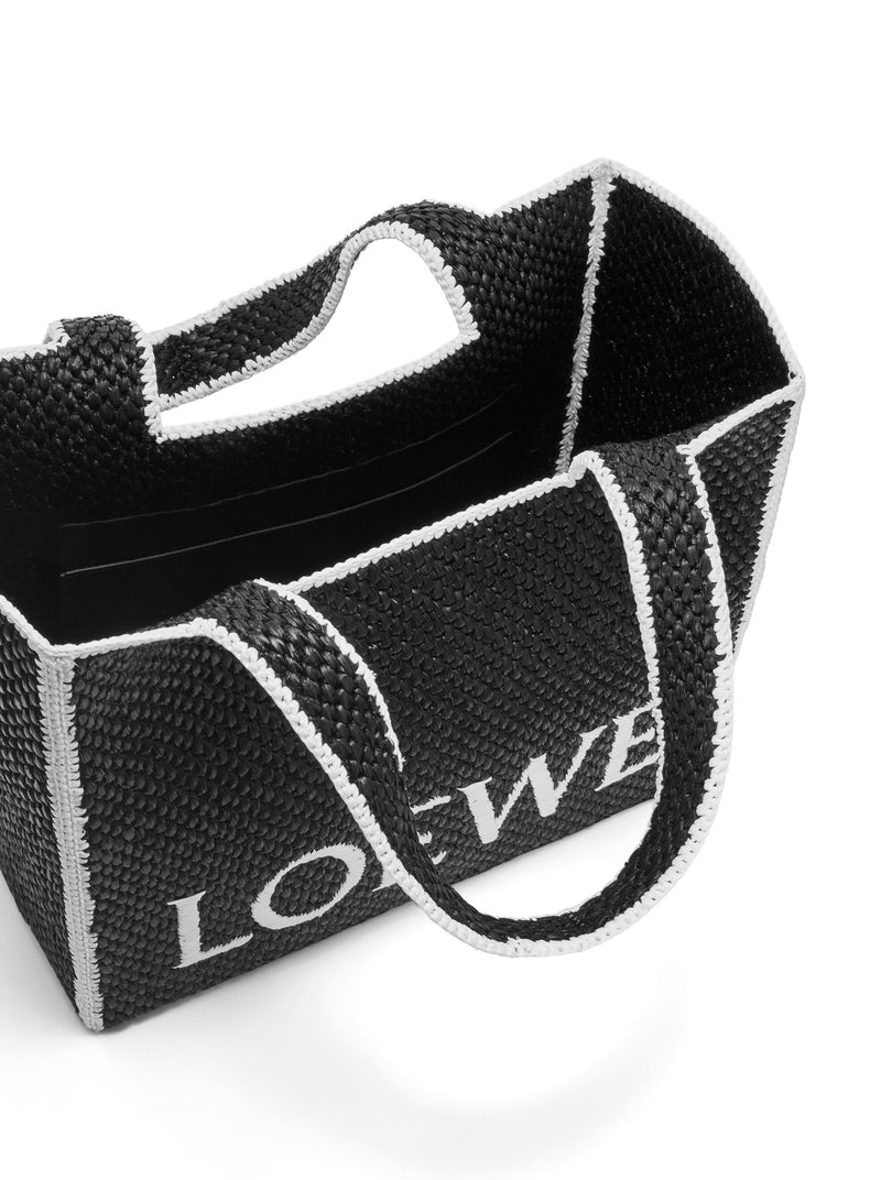 Loewe x Paula's Ibiza Large Font Tote Bag - Black - One Size