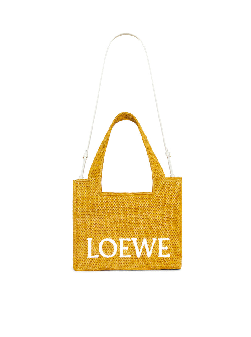 Shop LOEWE 2023 SS Unisex Blended Fabrics A4 2WAY Plain Logo Totes  (B507X23X01 ) by NOASPAIN