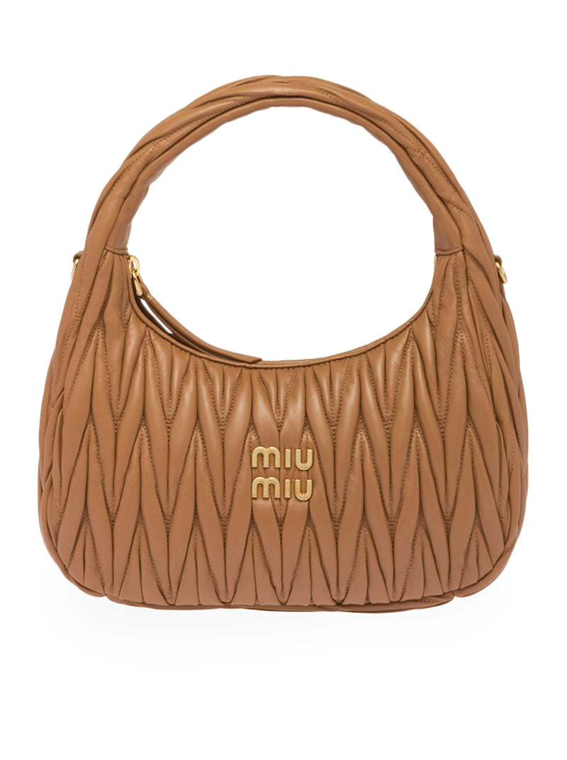 Miu Wander bag in quilted nappa
