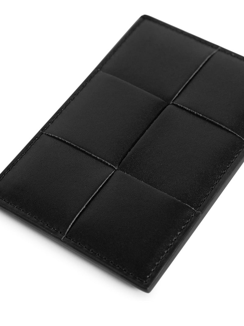 Bottega veneta men`s intrecciato urban leather card holder -