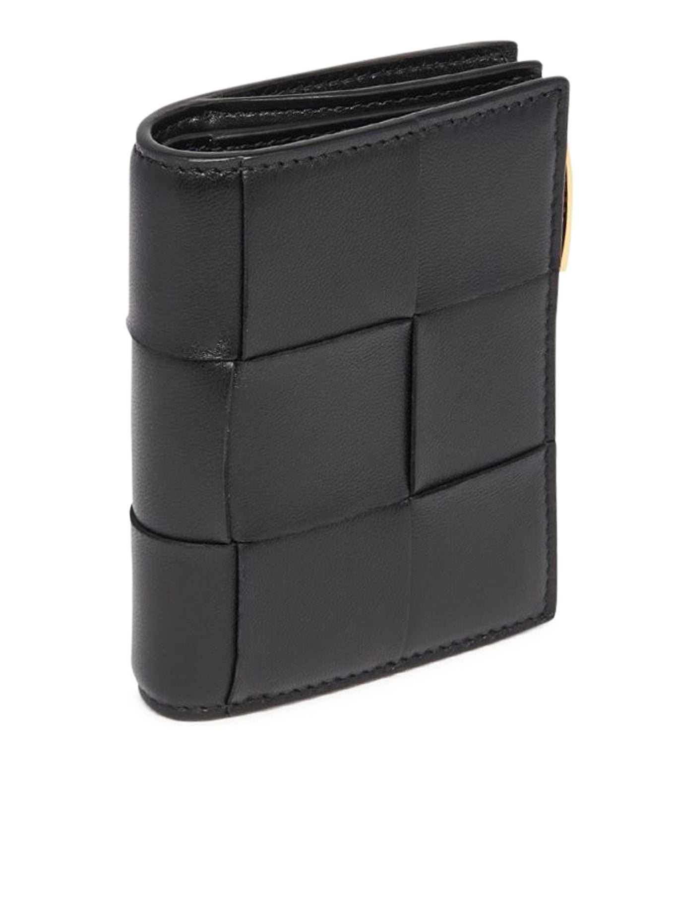 BLACK MINI BI-FOLD WALLET