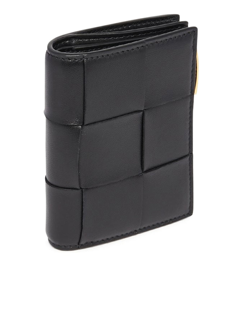 BLACK MINI BI-FOLD WALLET