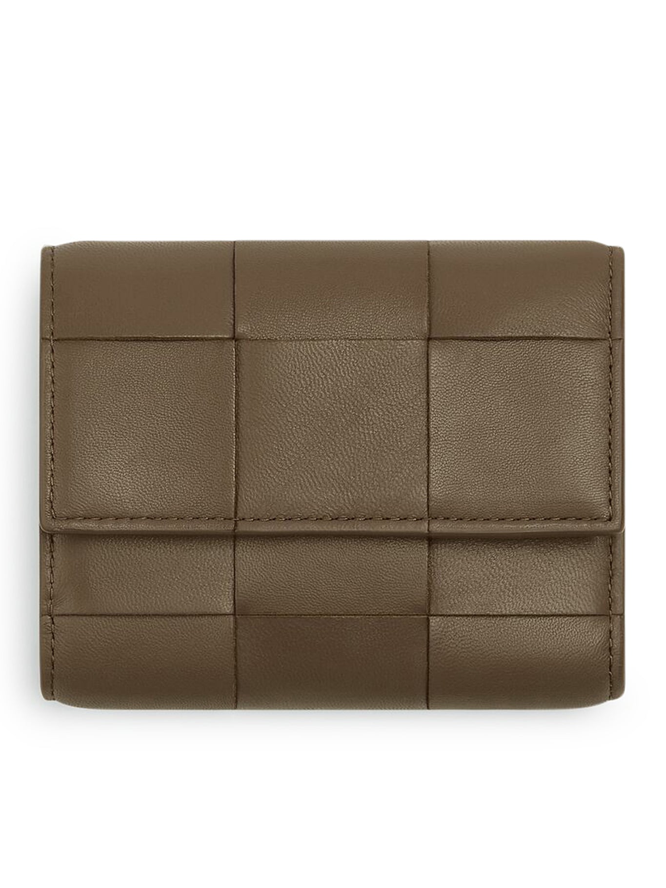 Bottega Veneta Small Zip Around Wallet - Black - Woman - Lambskin