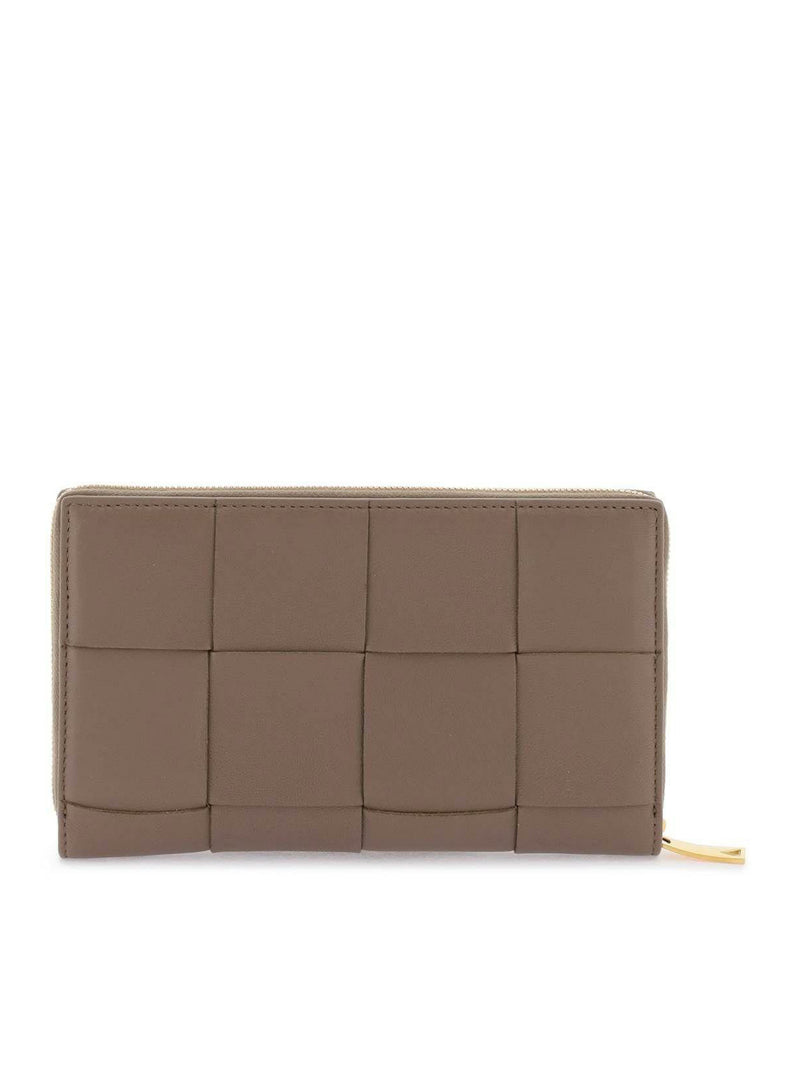 Bottega Veneta Leather Maxi Intrecciato Card Holder