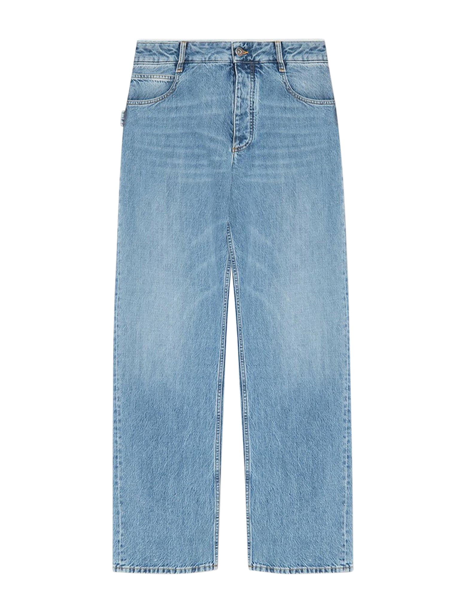 Bottega veneta women`s blue denim jeans