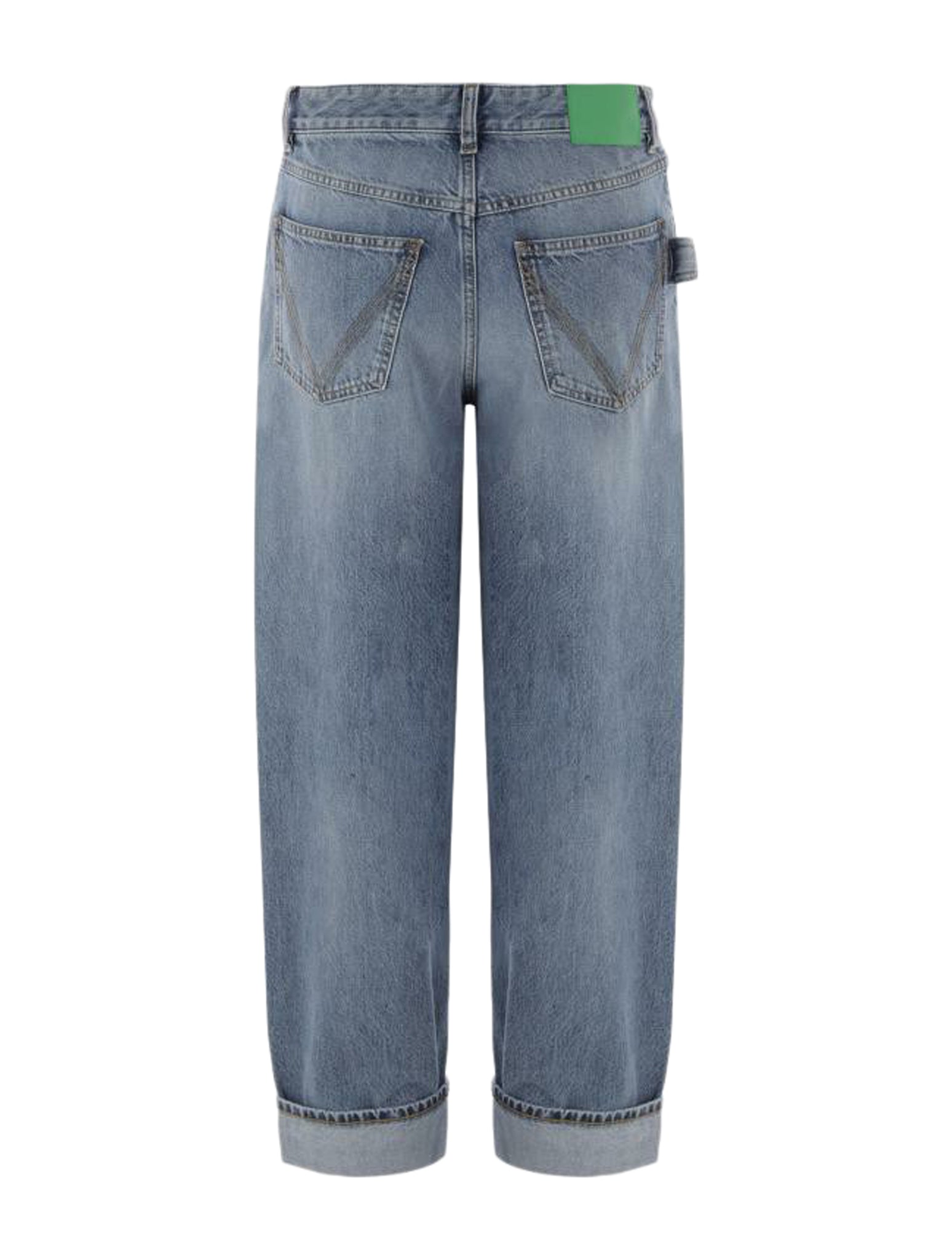 JEANS CROPPED BAGGY-FIT IN DENIM