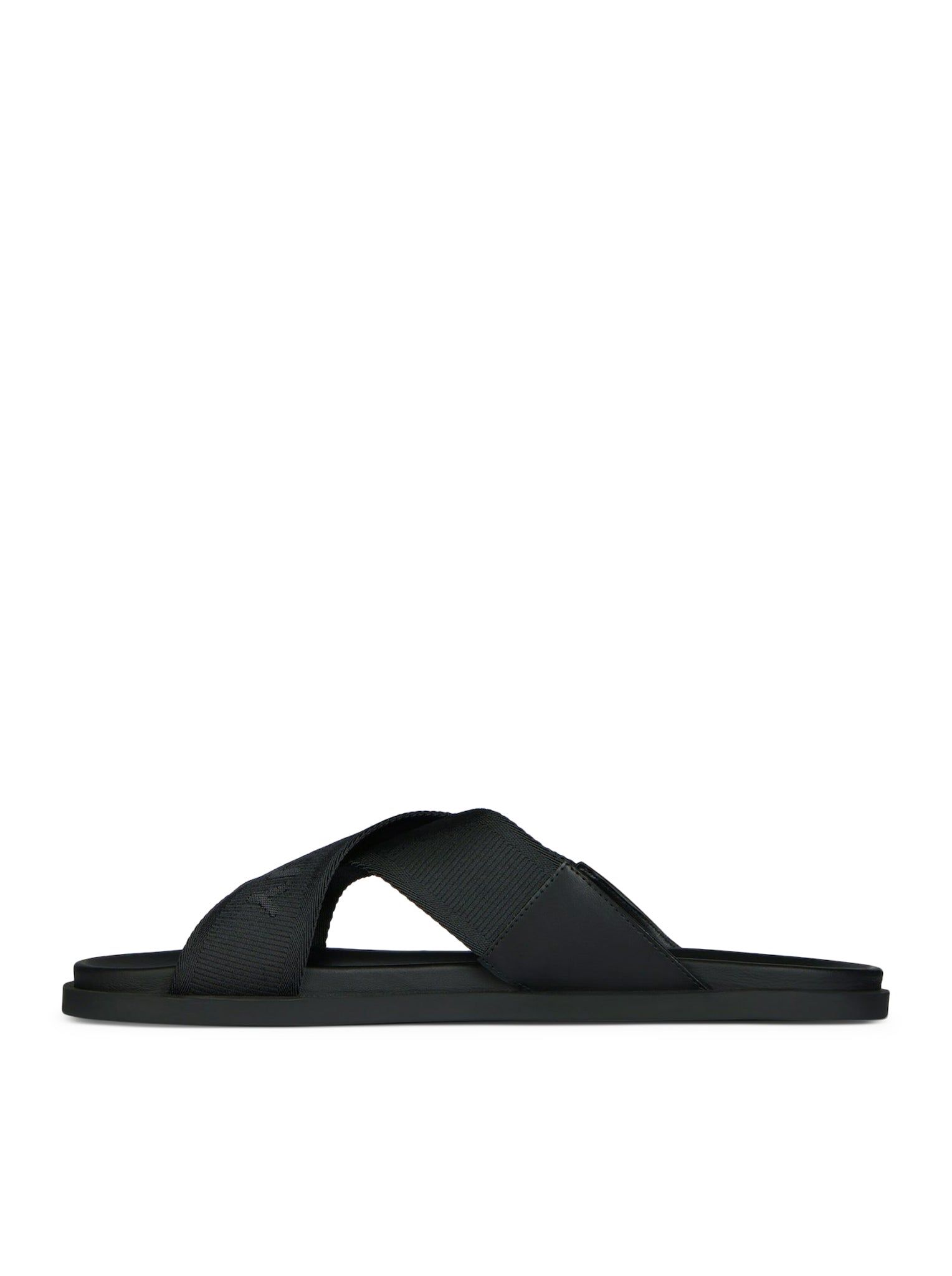 G Plage flat sandals with crossed webbing bands