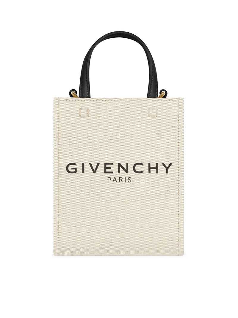 G Tote Medium Coated Canvas Tote Bag in Purple - Givenchy