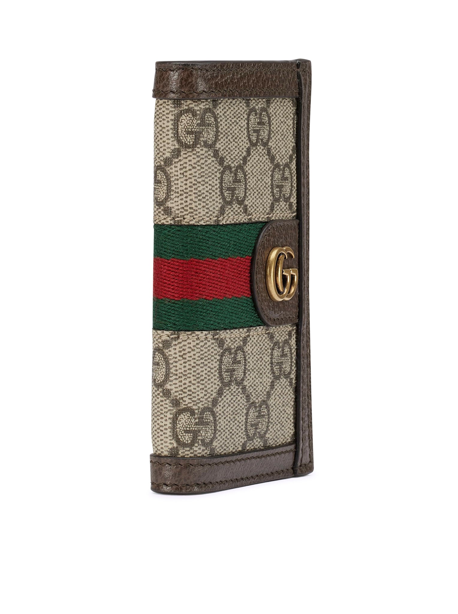 Gucci Beige & Brown Ophidia Passport Holder