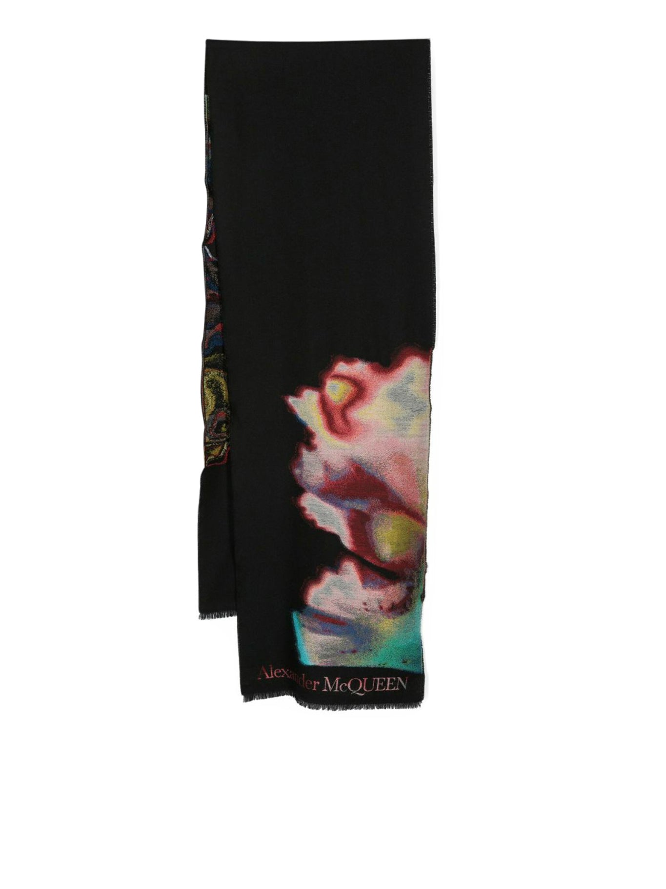 Foulard with abstract print