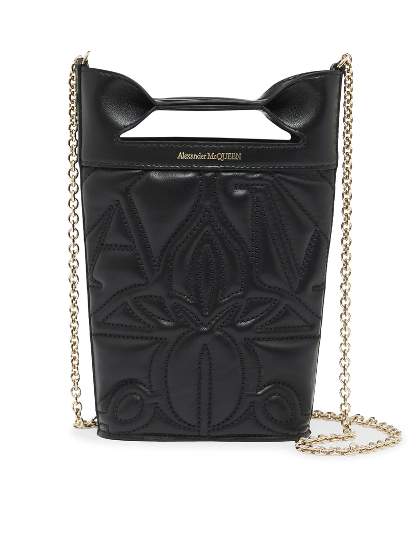 Alexander Mcqueen Small Bow Seal Padded Tote Bag