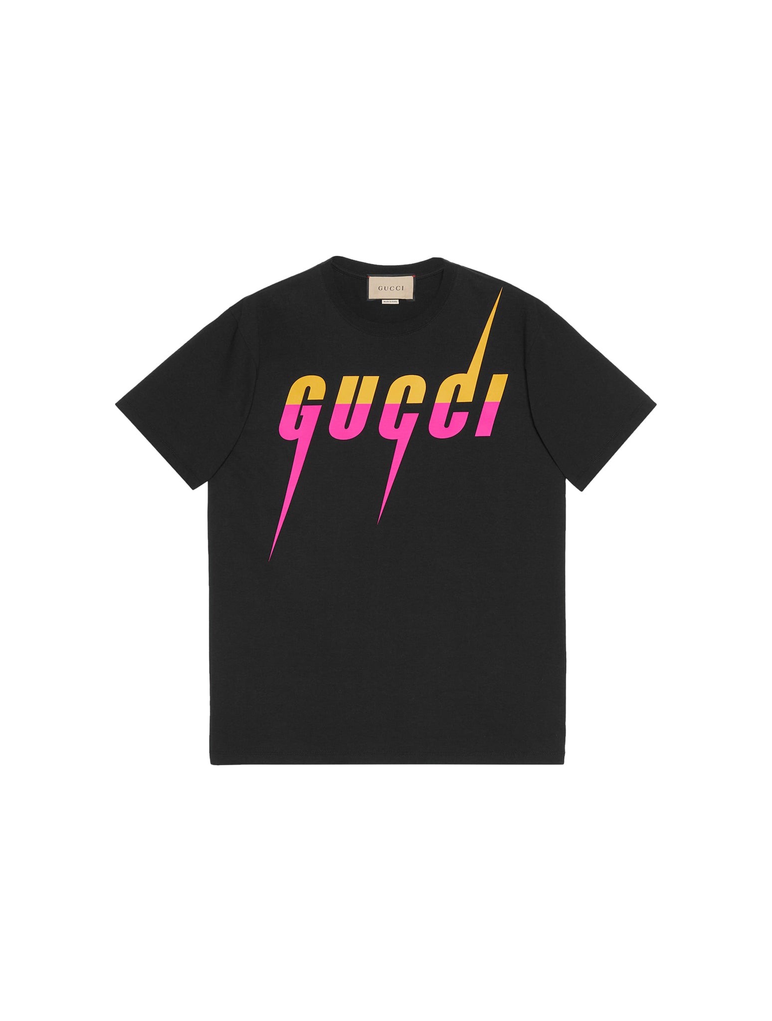 COTTON T-SHIRT WITH GUCCI BLADE PRINT