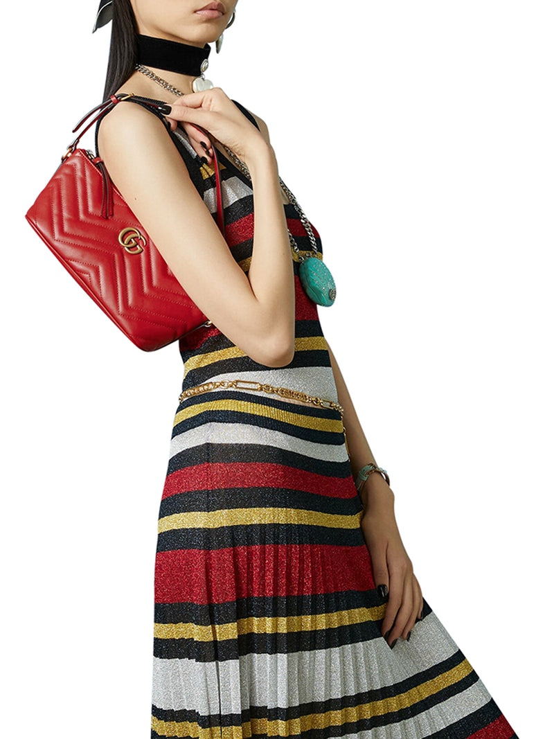 Red Gucci New Season Marmont  Fashion, Gucci bag outfit, Red bag
