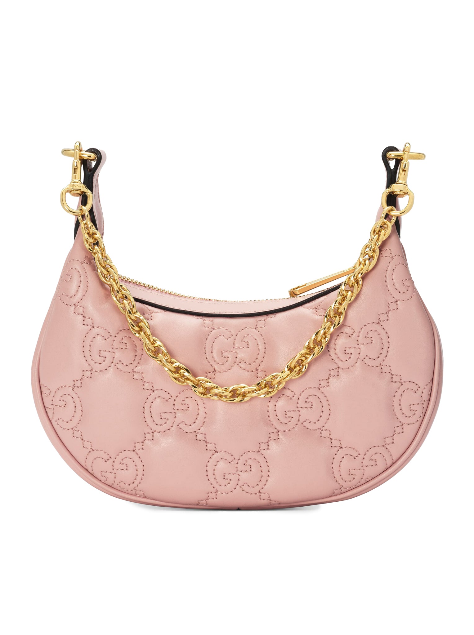 GG Marmont small floral shoulder bag in ivory and pink cotton