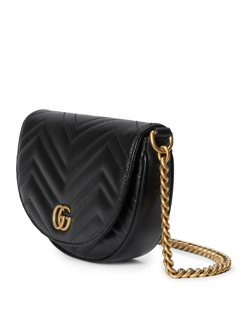 Black GG Marmont mini quilted-leather cross-body bag