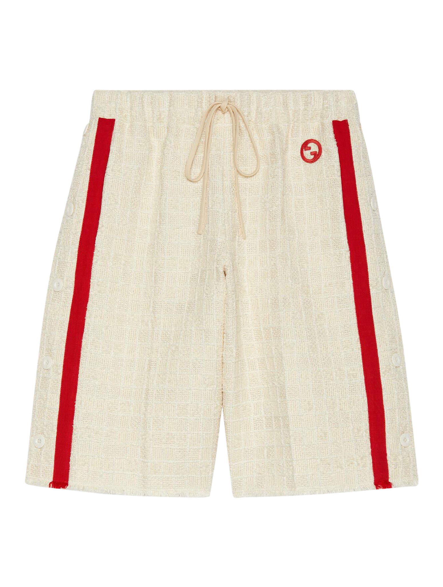SHORTS IN COTTON TWILL WITH PATCH