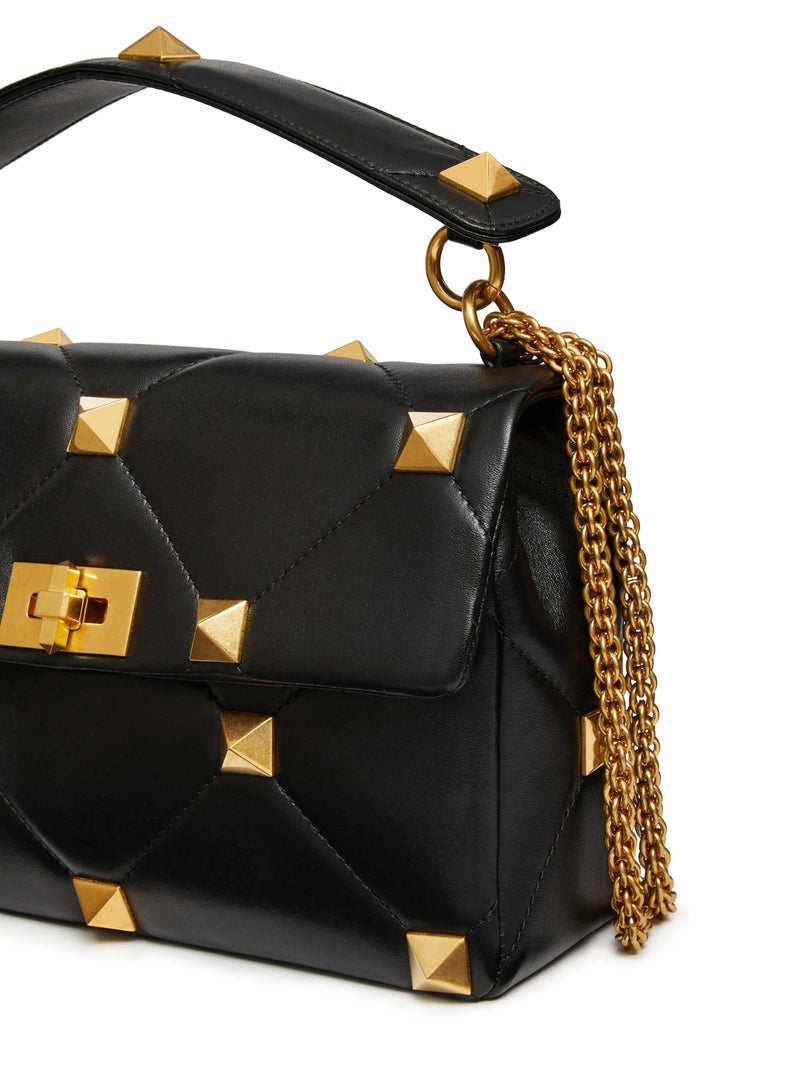 MEDIUM ROMAN STUD THE SHOULDER BAG IN NAPPA WITH CHAIN