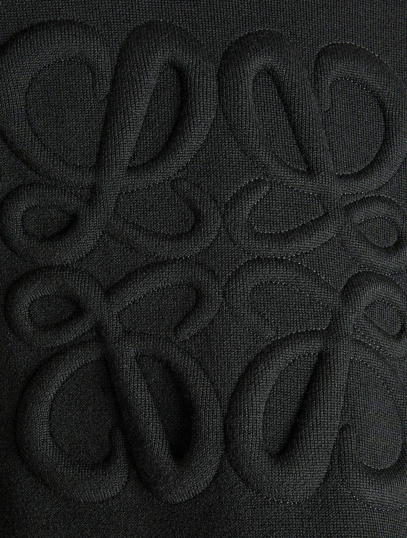 Anagram zip-up cardigan in wool