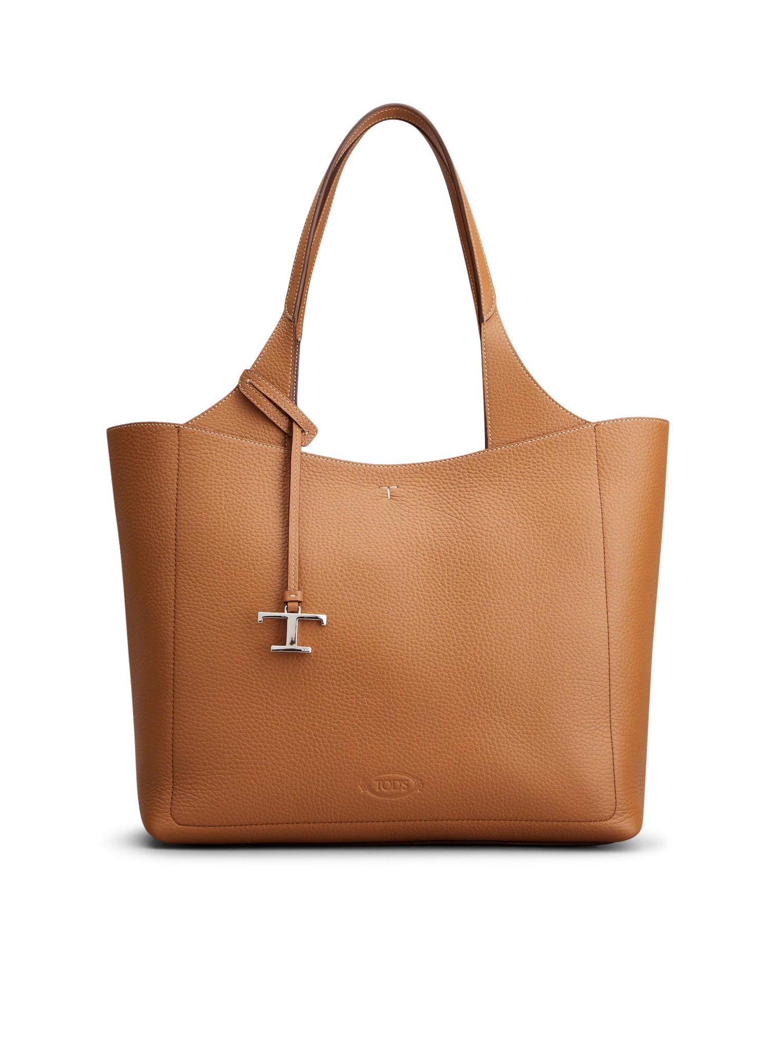 Medium Leather Shopping Bag