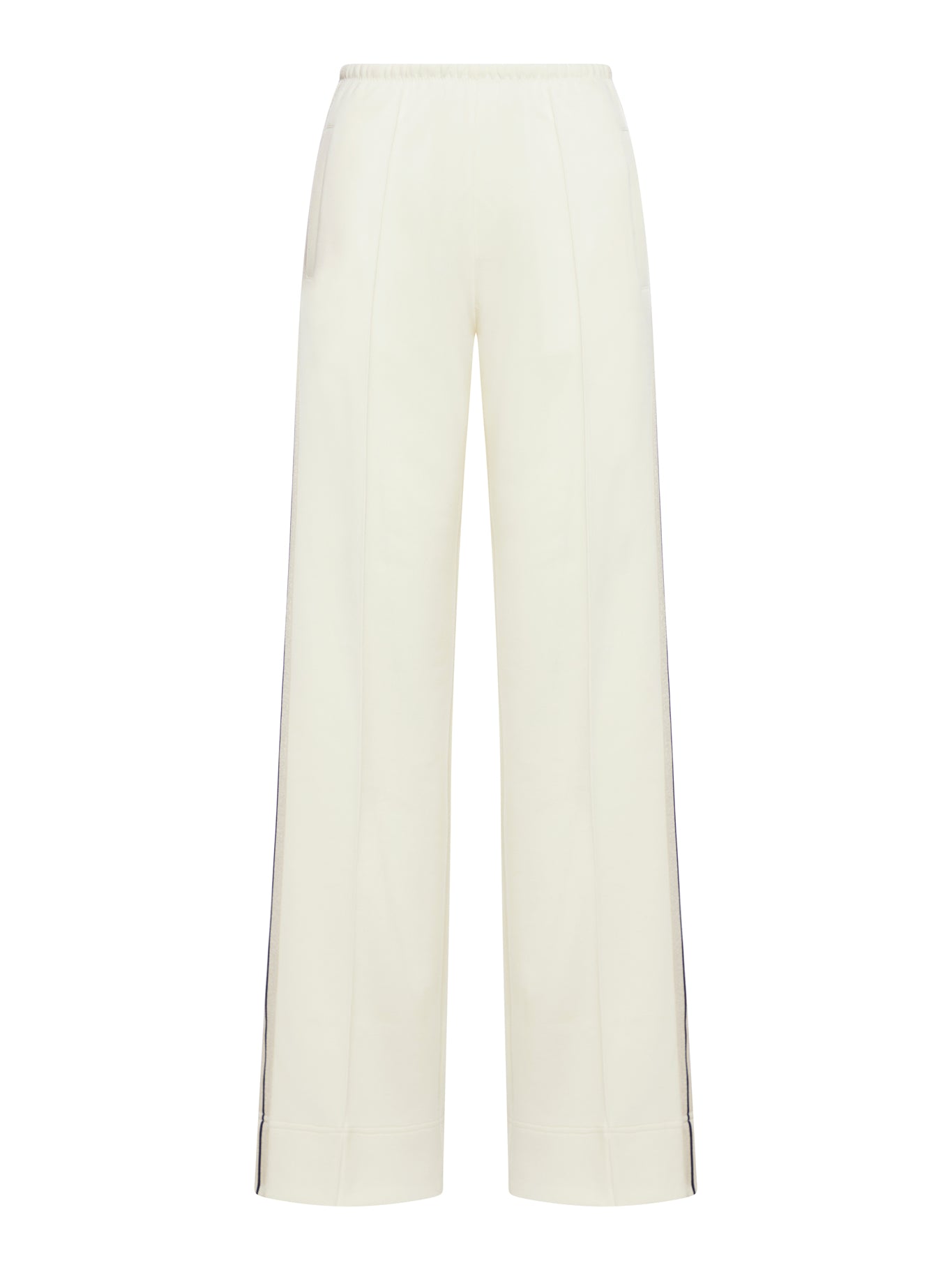 LOOSE SUIT TRACK PANTS BEIGE  OFF WHITE