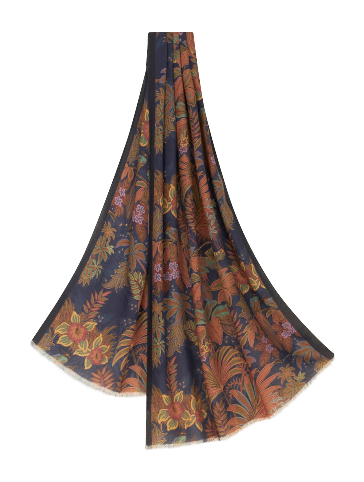 FOLIAGE FLORAL SCARF – Suit Negozi Row