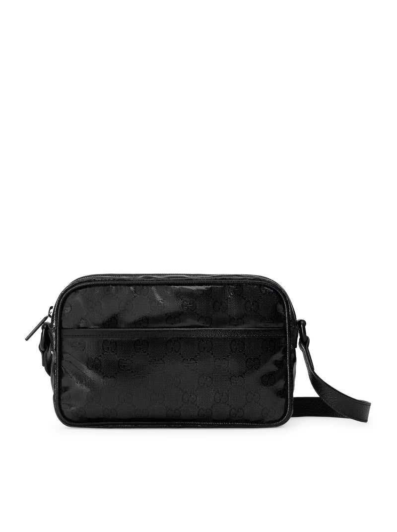 Gucci Black Mini GG Messenger Bag